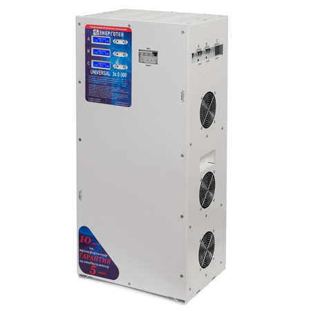 Стабилизатор напряжения Энерготех UNIVERSAL 5000X3 (LV)